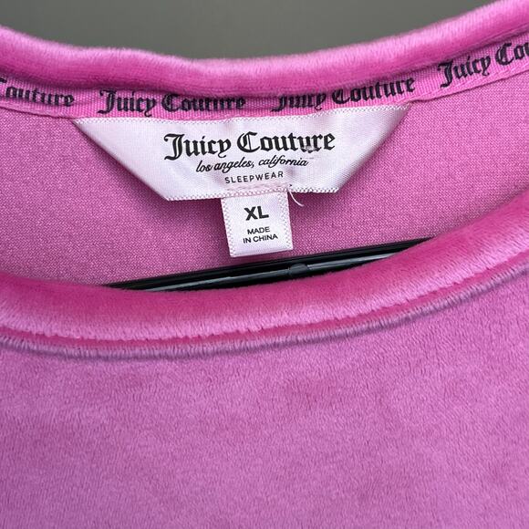 Juicy Couture studded Velvet Pajama Top XL - Picture 4 of 5